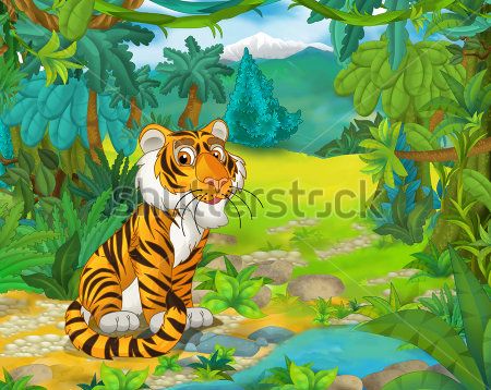 

Фотообои ArtSide Тигр (271096325) Штукатурка