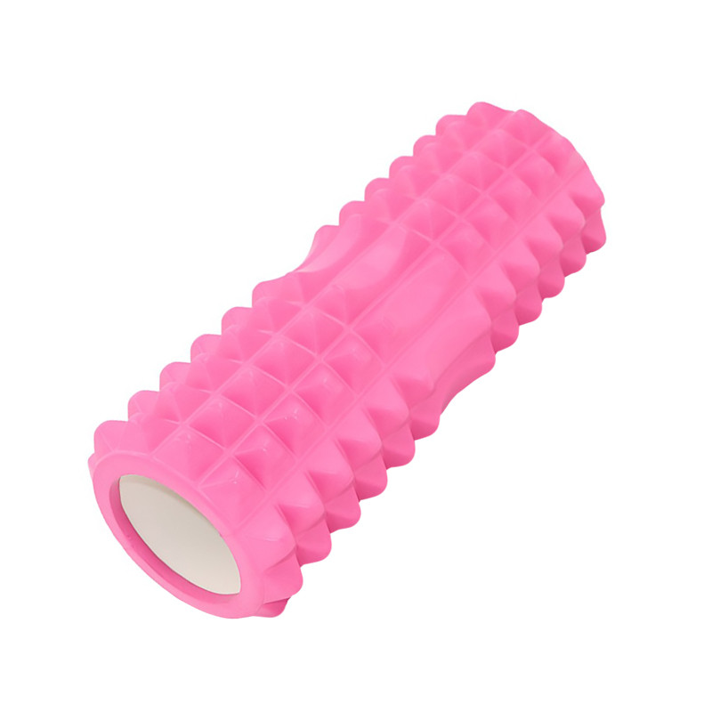 

Массажный валик ролик Dobetters Spikes Roller Pink для йоги и фитнеса 33*13 см