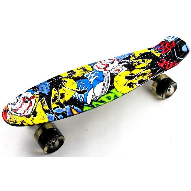 

Пенни борд Penny Board Cool Draft 22" со светящимися колесами