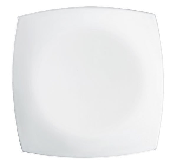 

Тарелка обеденная квадратная Luminarc Quadrato White 26х26 см