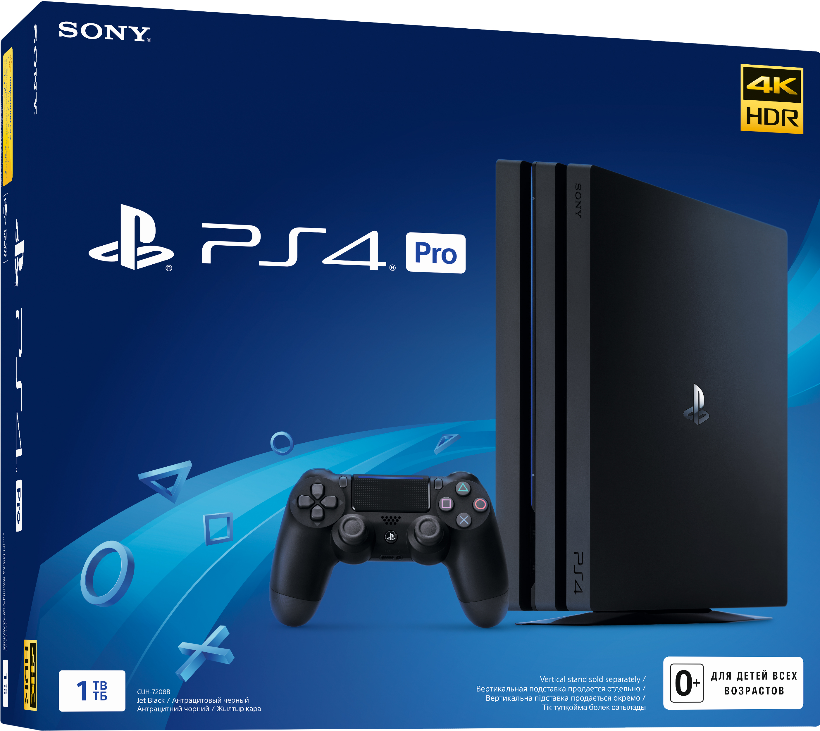 PlayStation 4 Pro 1TB Rus Black (CUH-7208B) – фото, отзывы