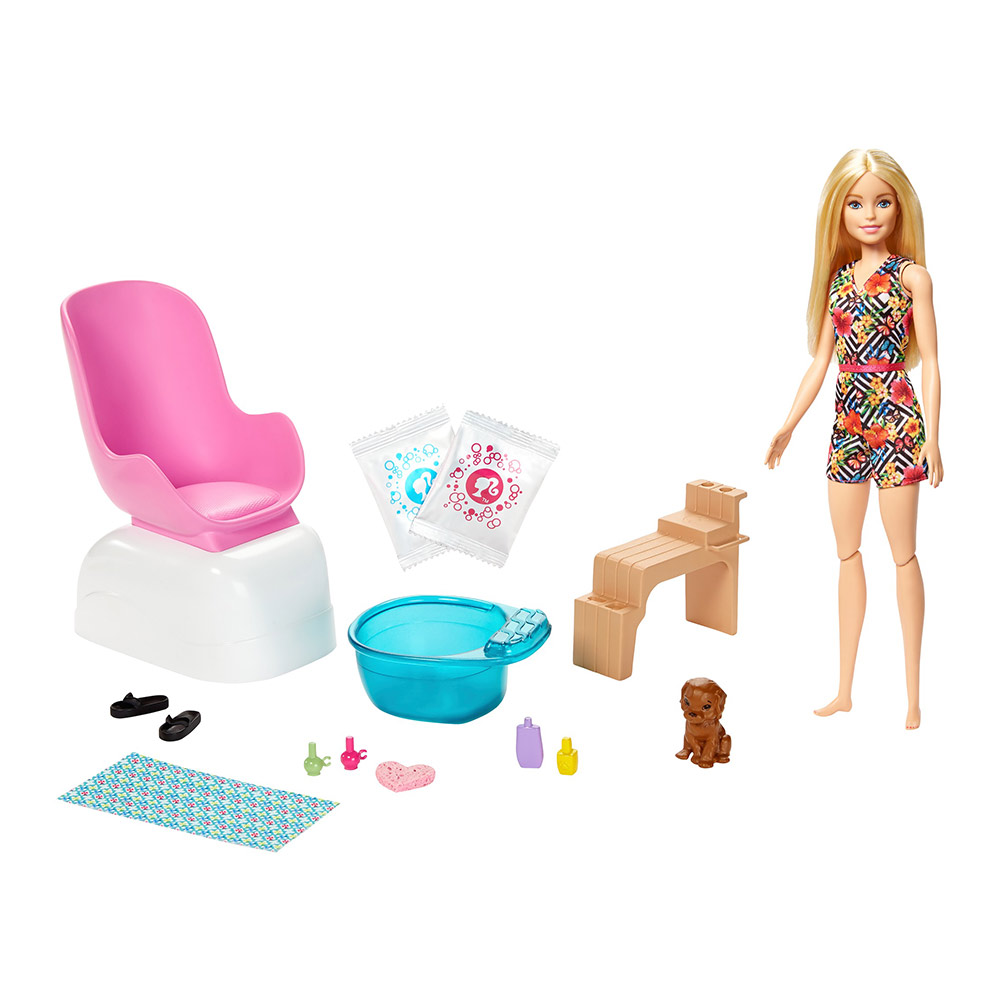

Игровой набор Barbie Маникюрный салон (GHN07)