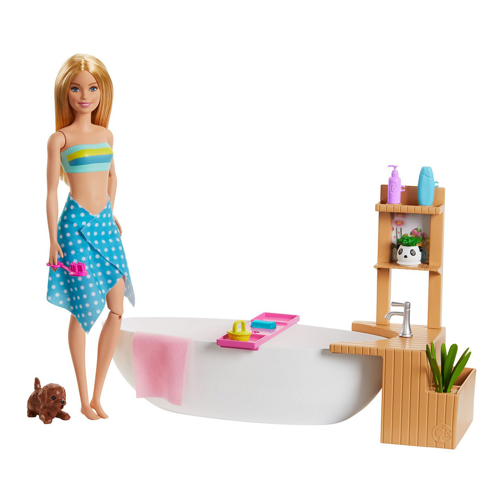 

Кукольный набор Barbie Ванная комната (GJN32)
