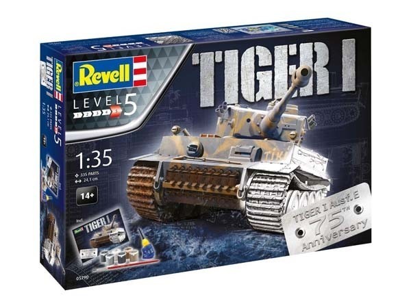 

Сборная модель Revell Tiger I Ausf.E (Подарочный набор) 1:35 75th Anniversary (05790)