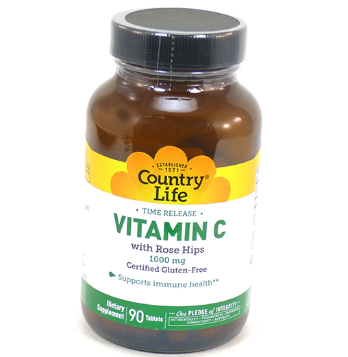 

Country Life Vitamin C with Rose Hips 90таб (36124048)