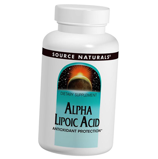

Альфа Липоевая кислота, Alpha Lipoic Acid, Source Naturals 100таб (70355003)