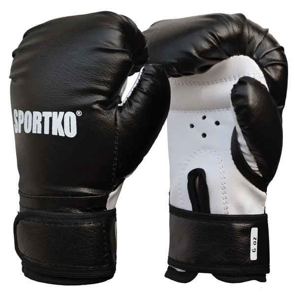 

Боксерские перчатки Sportko ПД2-6-OZ черные