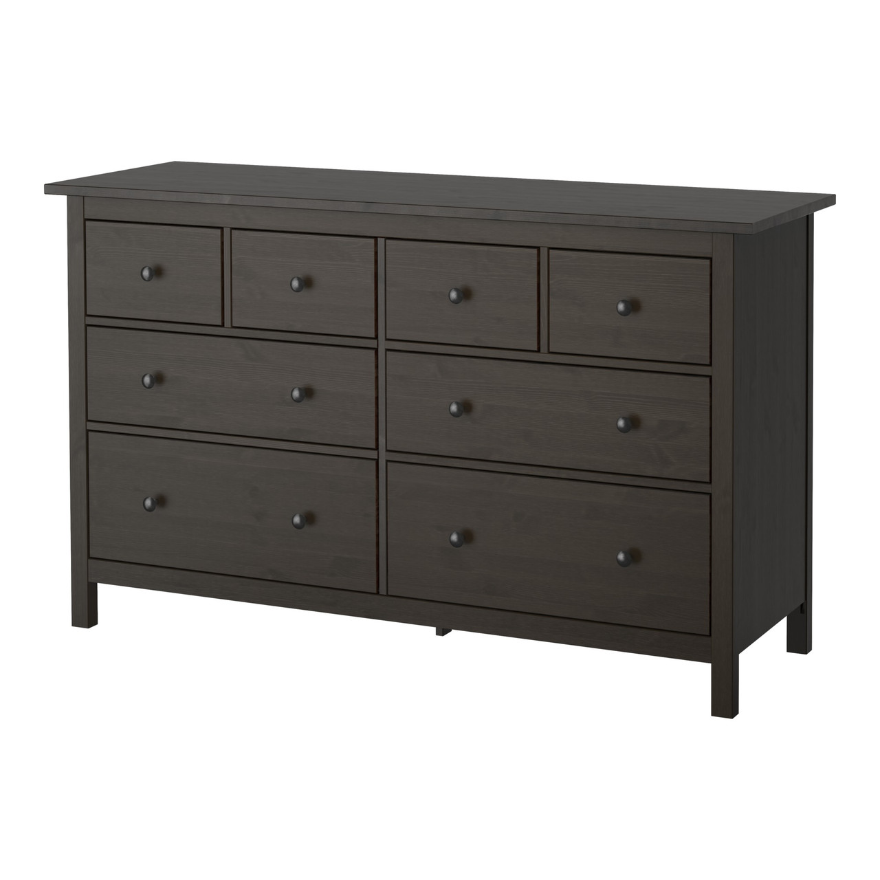 Комод c 8 ящиками IKEA HEMNES черно-коричневый 402.392.74 – низкие цены ...