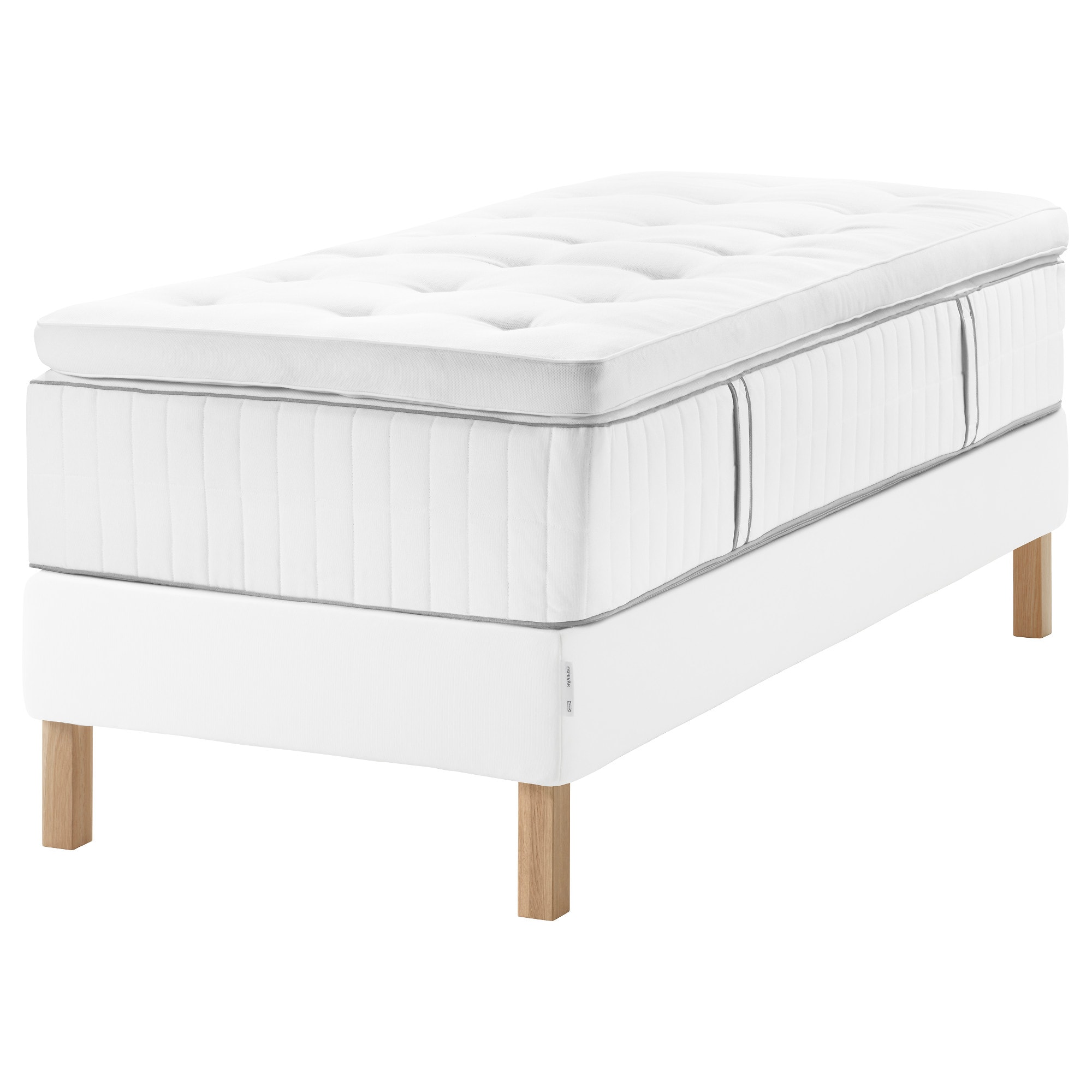 Односпальная континентальная кровать IKEA ESPEVÄR 90x200 см Hokkåsen ср ...