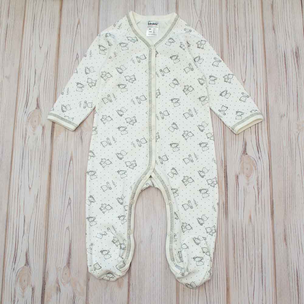 

Человечек Мишки Interkids 6-9 месяцев 74 см Серый 4288