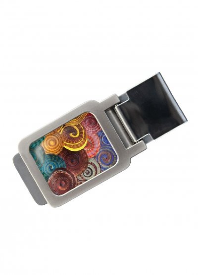 

Зажим для денег Devays Maker DM 01 Спирали разноцветный (SKL47-177305)