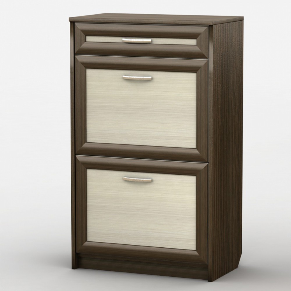 

Тумба для обуви в прихожую из ДСП/МДФ ТО-111 АКМ Тиса мебель Венге/Дуб молочный