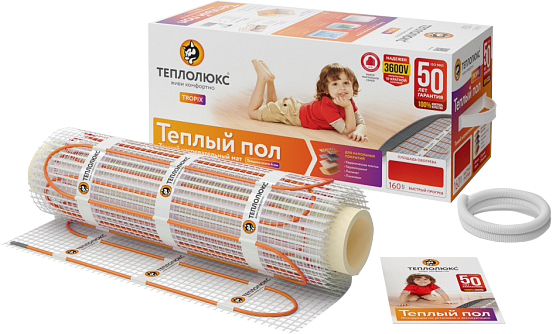 

Мат нагревательный Teploluxe Tropix МНН 400 Вт/2,5 кв.м