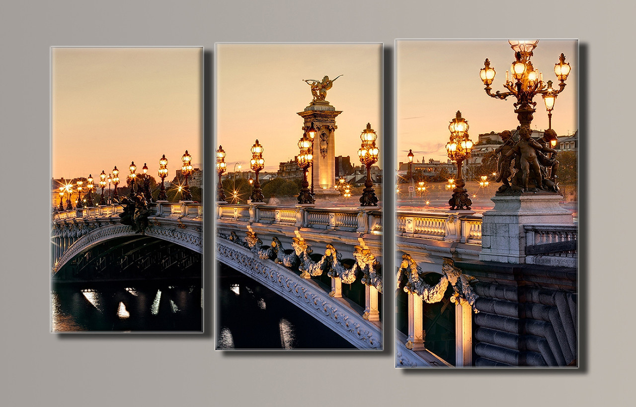 

Модульная картина Art&Print Мост Александра IІІ 87х54 см (HAT-057 )