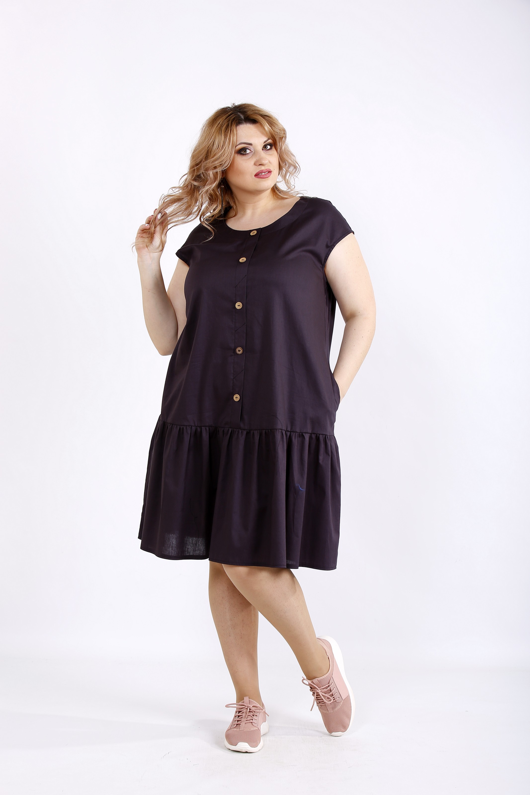 

Платье GARRY-STAR 01121-3  Коричневый, Платье GARRY-STAR 01121-3 54 Коричневый