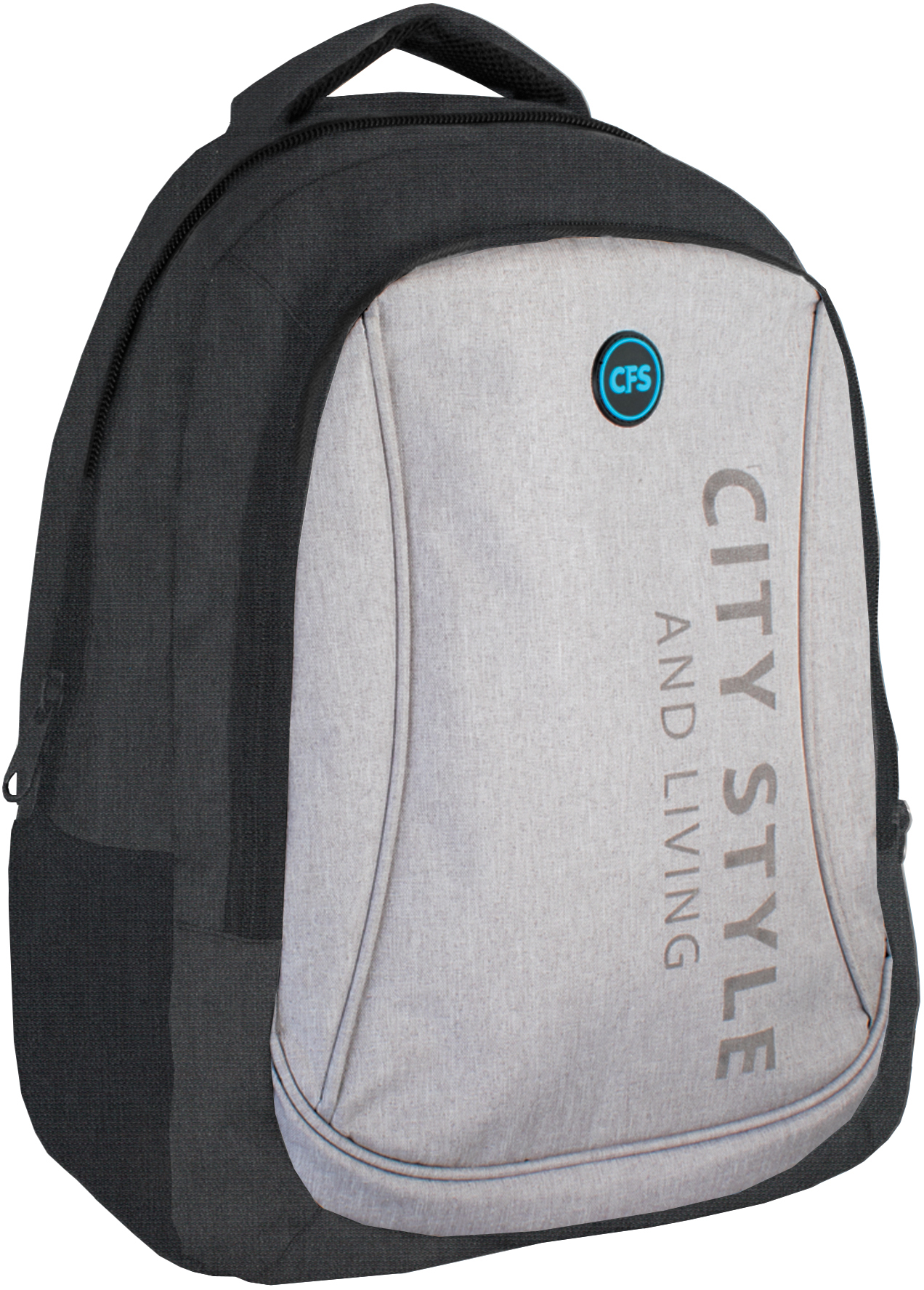 

Рюкзак молодежный Сool For School 44x32x20 см 28 л унисекс Черно-серый (CF86588-01)