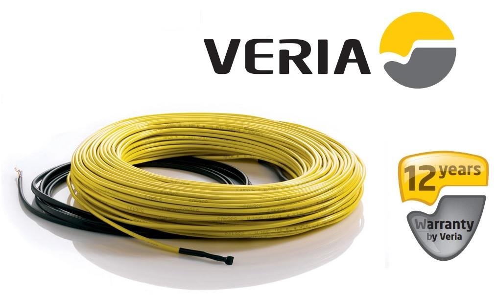 

Кабель нагревательный Veria Flexicable 20, 2х жильный, 7.5кв.м, 1267W, 60м, 230V