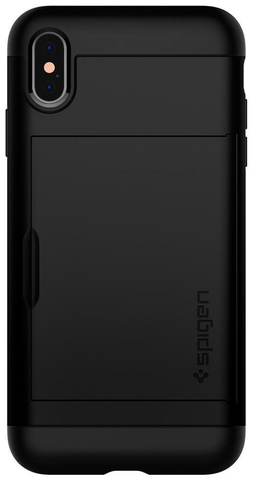 

Чехол Spigen для iPhone XS Slim Armor CS Black