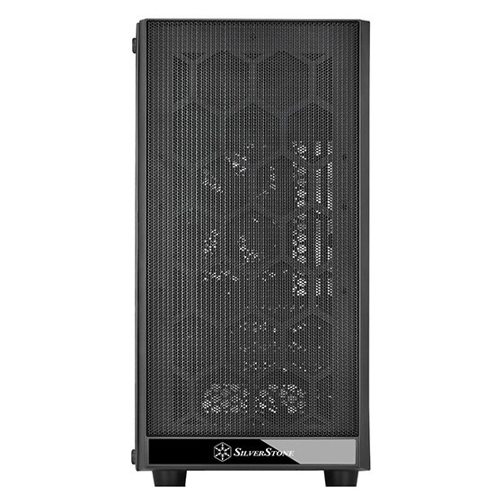 

Корпус SilverStone PRECISION PS15B-G, MiniT, USB3.0Type-A*2, 1*120мм,стекло(бок.пан.),безБП,черный