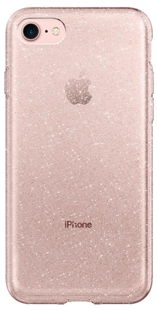 

Чехол Spigen для iPhone SE/8/7 Liquid Crystal Glitter, Rose Quartz