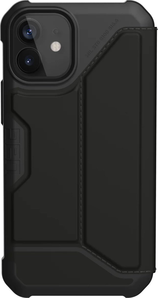 

Чехол UAG для iPhone 12 Mini Metropolis (PU), SATN Black