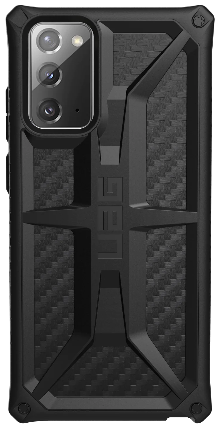 

Чехол UAG для Galaxy Note 20 Monarch, Carbon Fiber