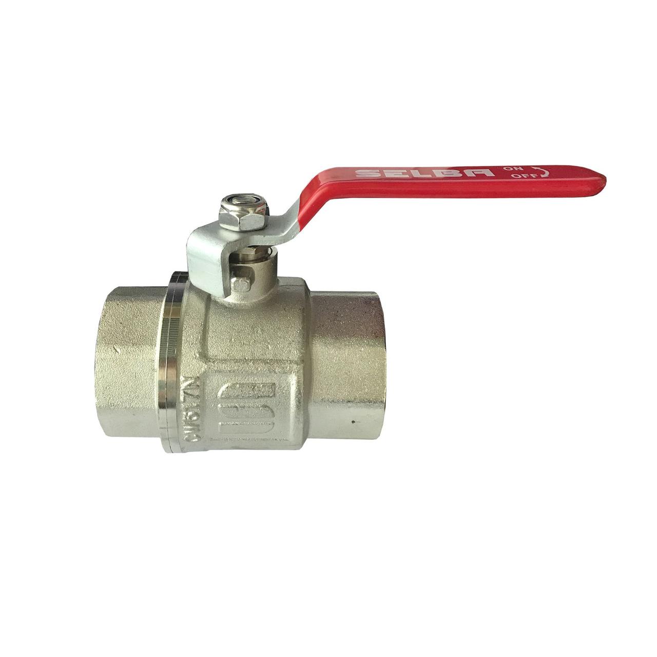 

Кран шаровый прямой 1 1/2 Selba (000010251)