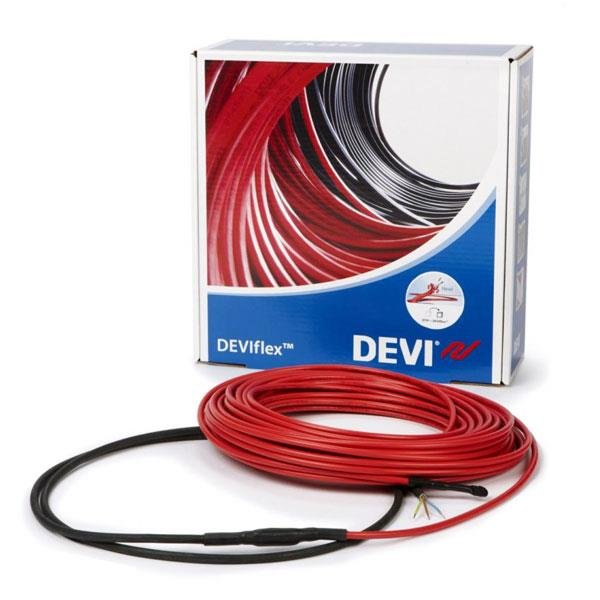 

Кабель нагревательный DEVIFlex 10T, 2х жильный, 0.15 кв.м, 20W, 2м, 230V