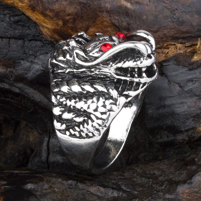 

Кольцо Win Дракон Сталь Стразы Размер 18 (2,2х3х2,6 см) Стальной