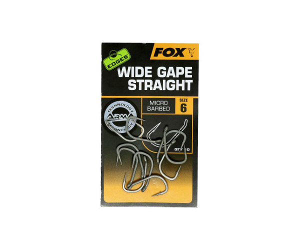 

Крючки тефлоновые FOX Edges Armpoint Wide gape straight size 6 (арт.1919709382)