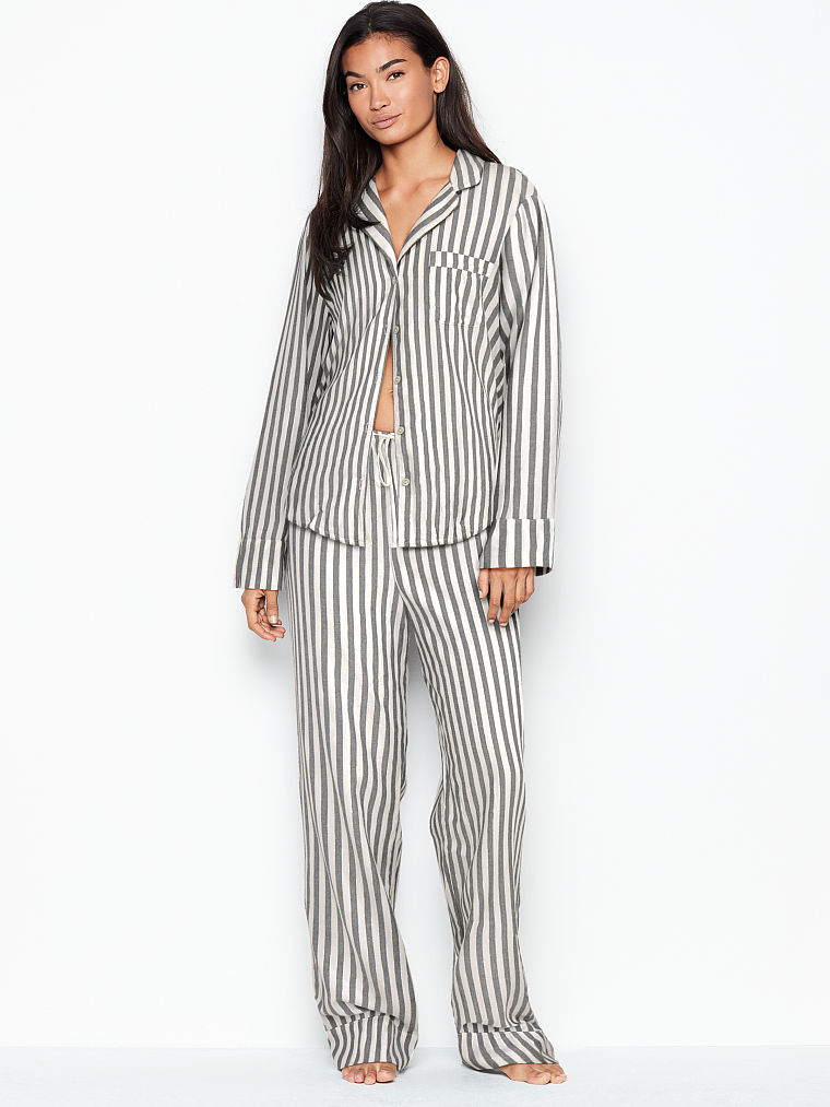 

Пижама Victoria's Secret 347160240 XS Серая/Белая