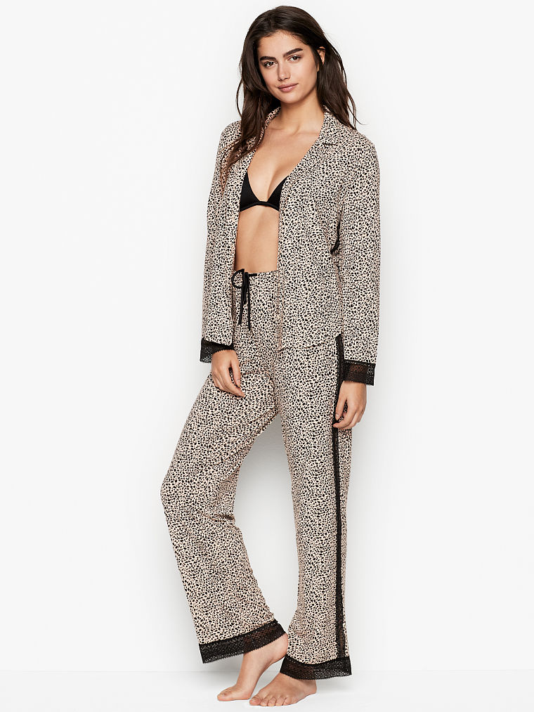 

Пижама Victoria's Secret 717696216 XS Леопардовая