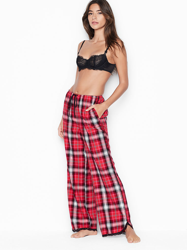 

Пижамные штаны Victoria's Secret 87323668 XS Красные