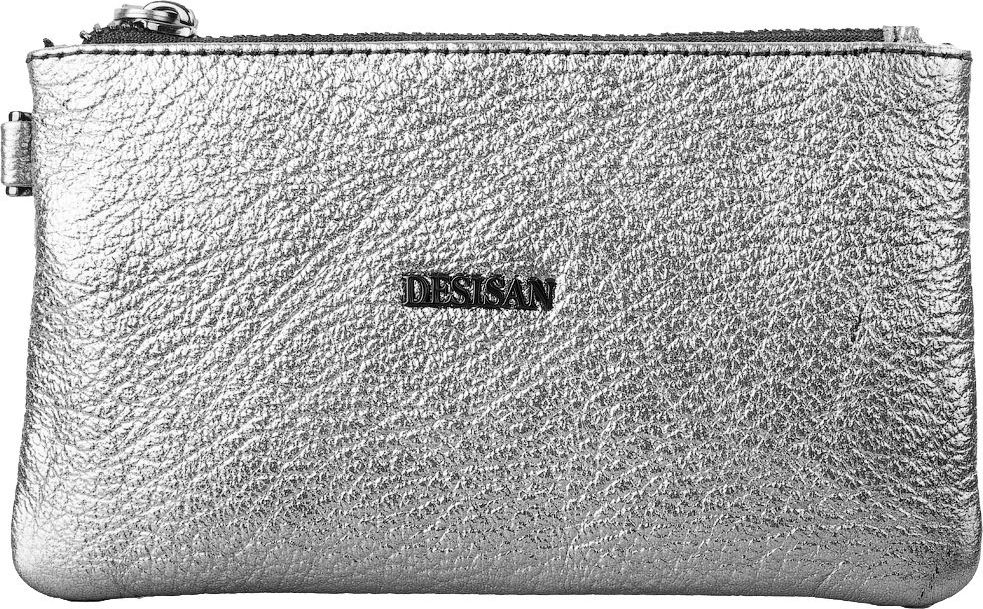 

Женская ключница кожаная Desisan SHI012-669 Серебряно-черная