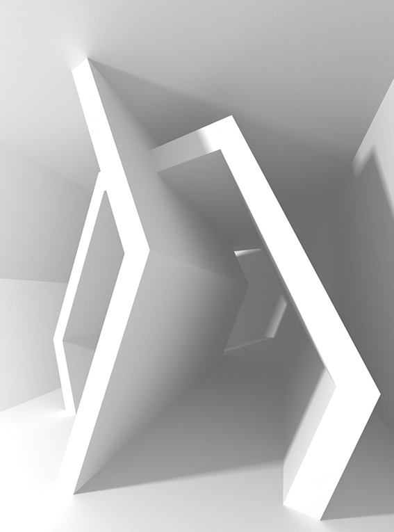 

3D Фотообои флизелиновые DeCors Белый узор 200x270 см 2 сегмента (181018ф)