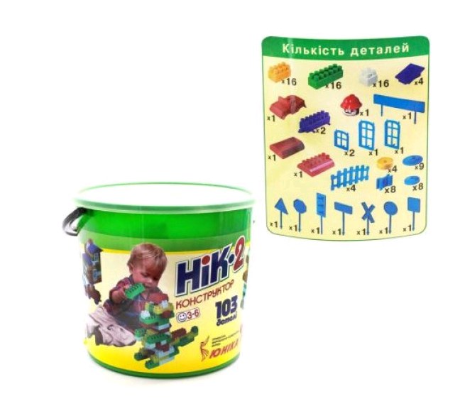 

Конструктор "НИК-2" (103 детали) Юника 0248