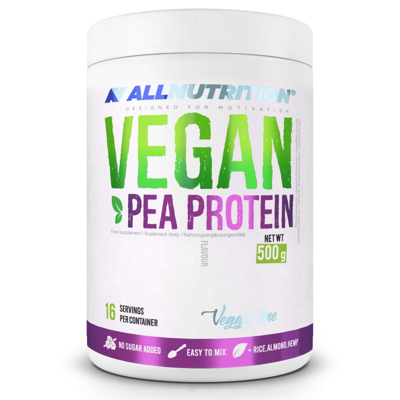 

Протеин AllNutrition Vegan Pea Protein, 500 грамм Ваниль-черная смородина