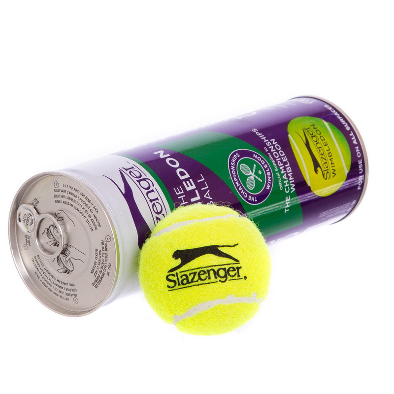 

Тенісні м'ячі для великого тенісу Набір 3 шт SLAZENGER Гума Салатовий (340884)