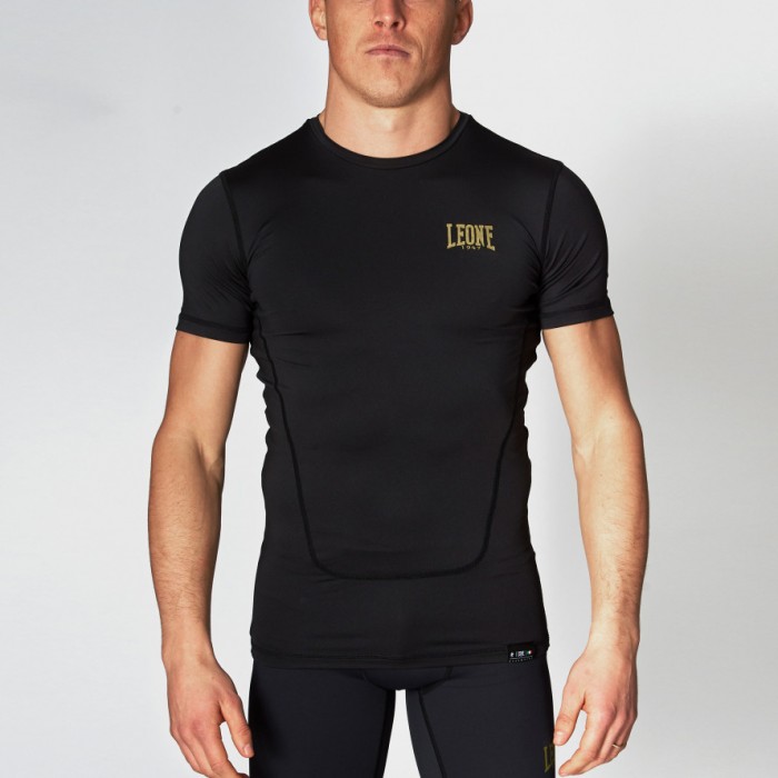 

Рашгард с коротким рукавом Leone Black/Gold XL