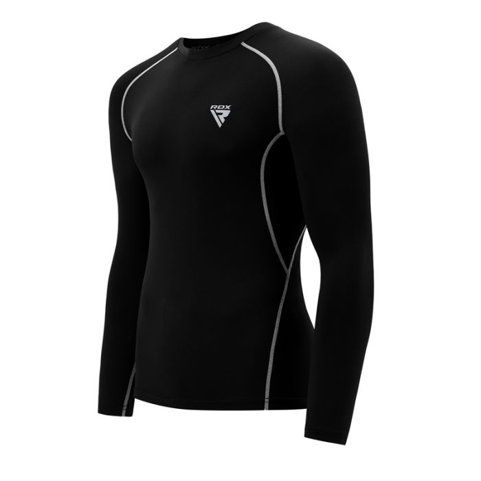 

Рашгард с длинным рукавом RDX Lycra Black р. L