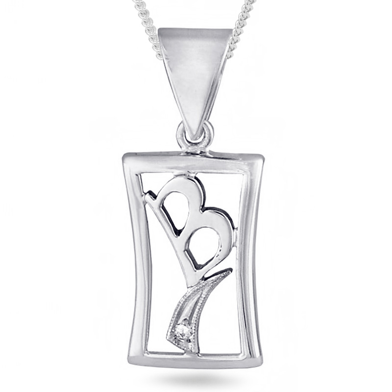 

Подвеска буква Серебро 925 1.65 г