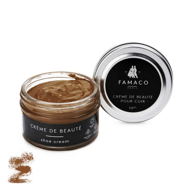 Крем для обуви светло-желтовато-коричневый Famaco Creme De Beaute, 50 ...