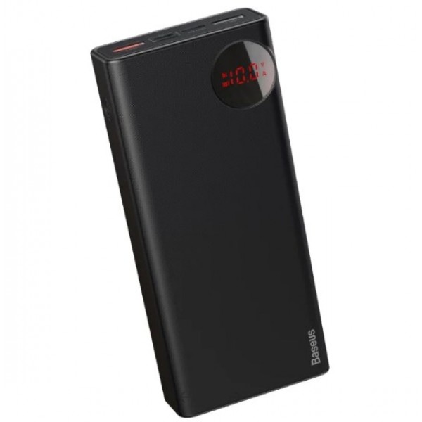 

Внешний аккумулятор Baseus Mulight PD3.0 Quick charge powerbank 20000mAh Black