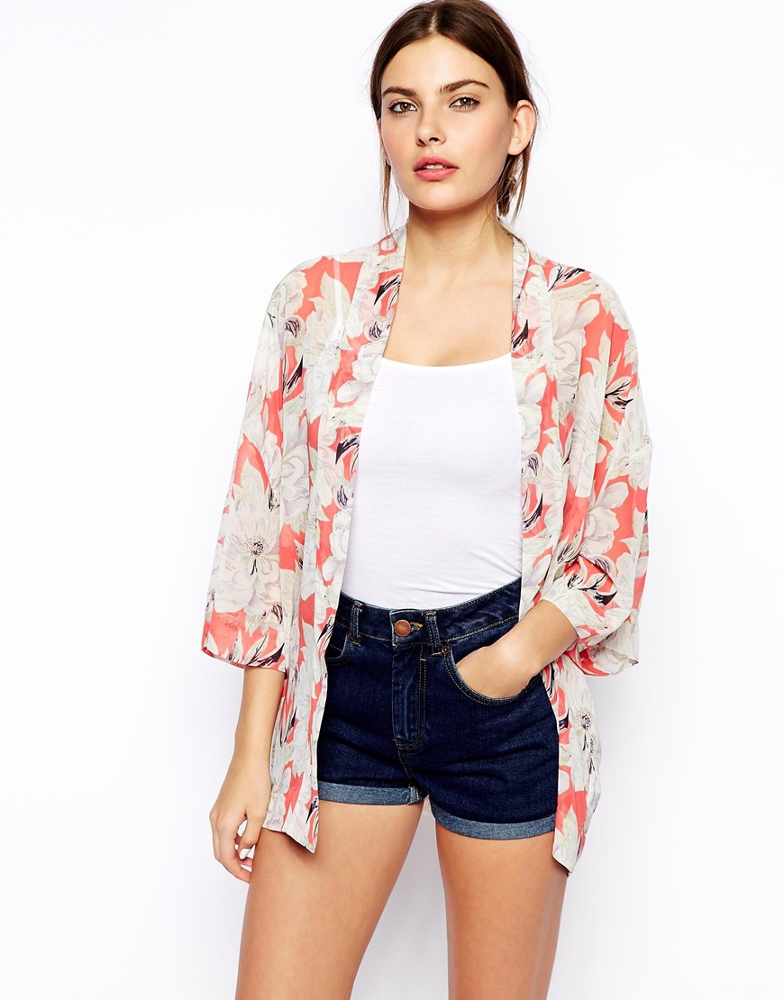 

Oversize - блуза с цветочным принтом ASOS AS480410 2XS Цветочный принт
