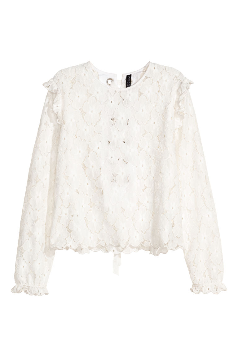 

Блуза H&M 0586418 3XL Белый