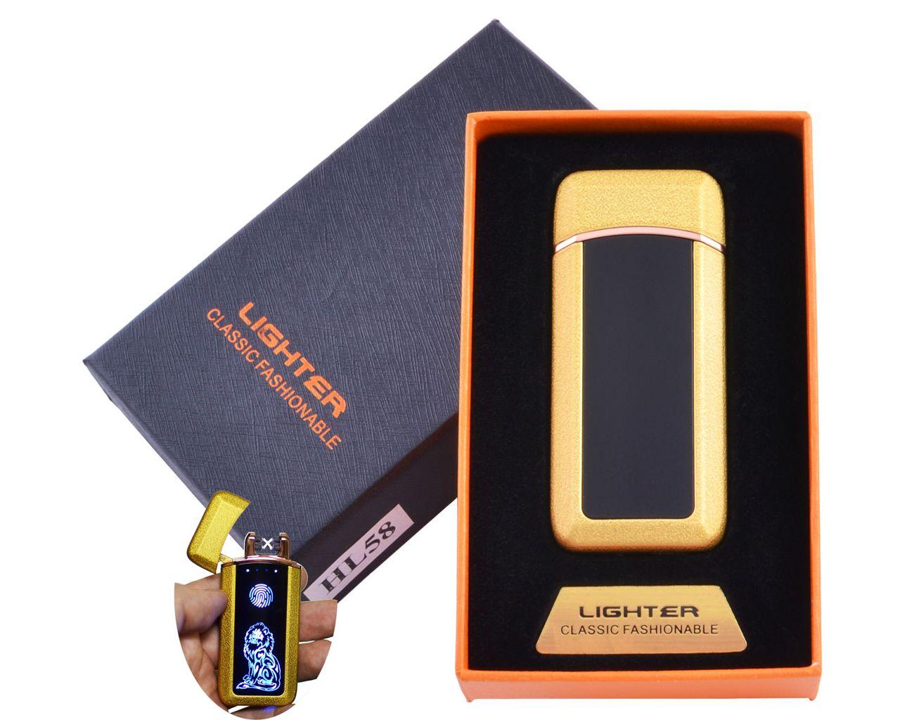 

USB Зажигалка в подарочной коробке Лев №HL-58