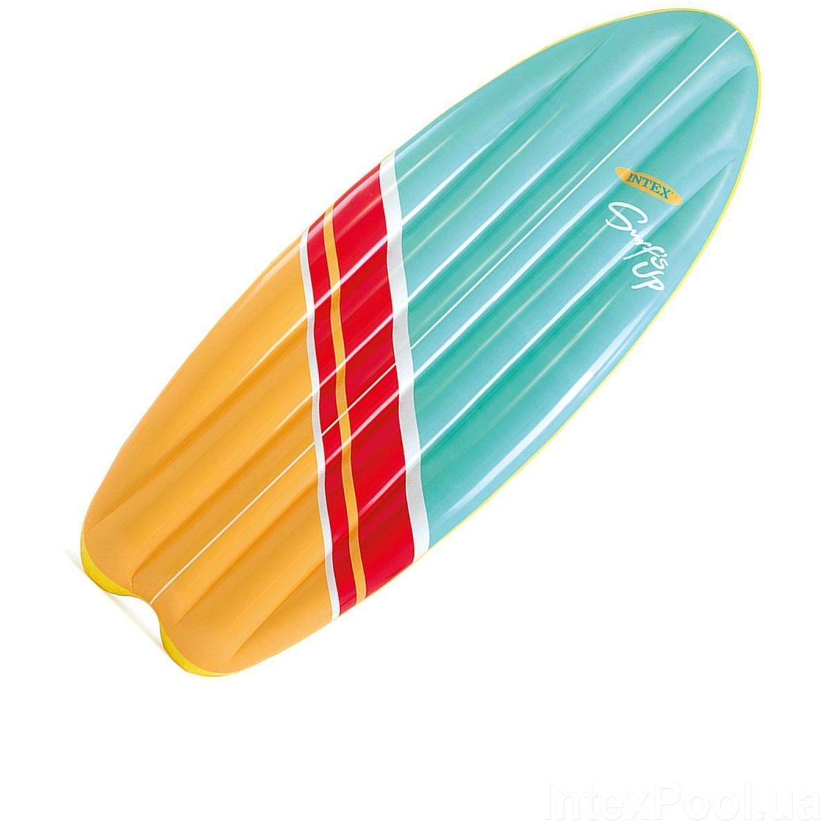 

Пляжный надувной плотик Intex 58152 «Серфинг», 178 х 69 см, зеленый