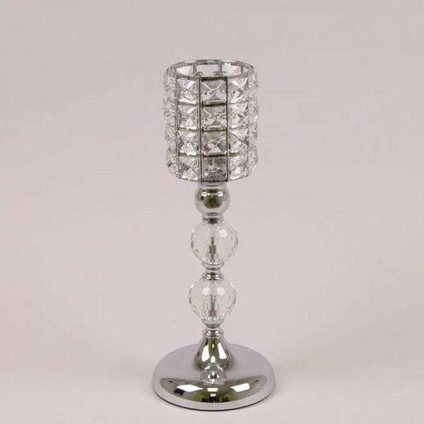 

Подсвечник Flora металлический H-35 см. 37642