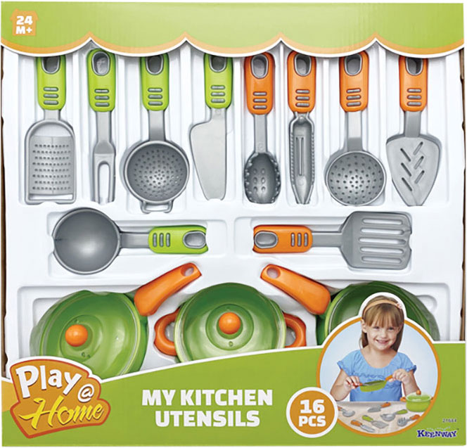 

Игровой кухонный набор Keenway 16 предметов (K21684)