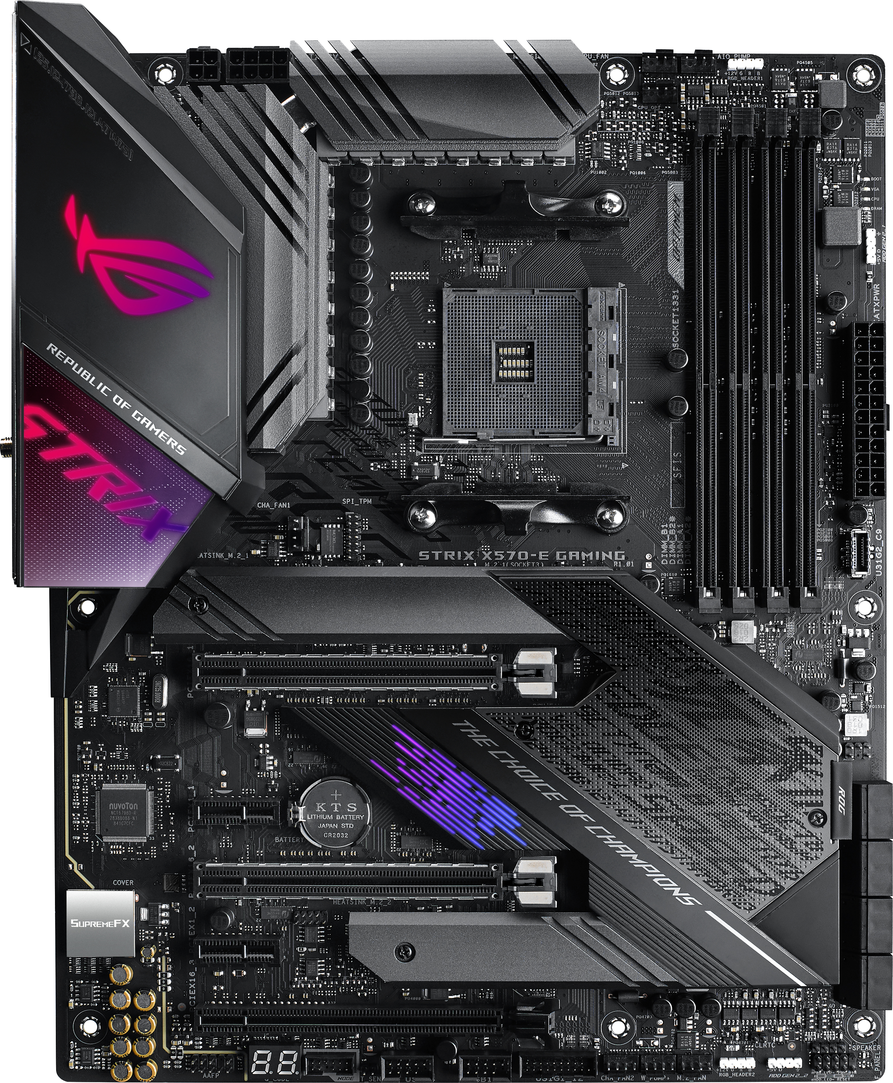 Акція на Материнская плата Asus ROG Strix X570-E Gaming (sAM4, AMD X570, PCI-Ex16) від Rozetka UA